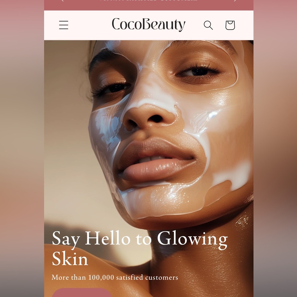 Cocobeauty  4 bio collagen face masks